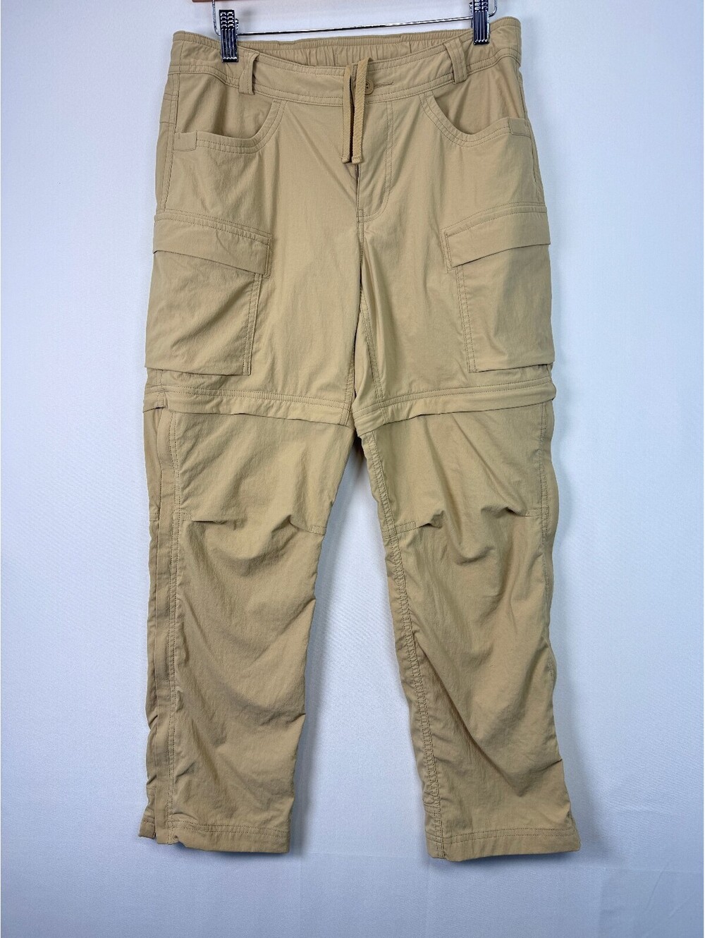 REI Co-op Women’s Convertible Cargo Hiking Pants 6P Khaki Zip Off Gorpcore